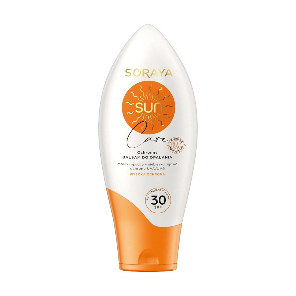 Водостійкий сонцезахисний бальзам для тіла Soraya Sun Care SPF 30, 125 мл